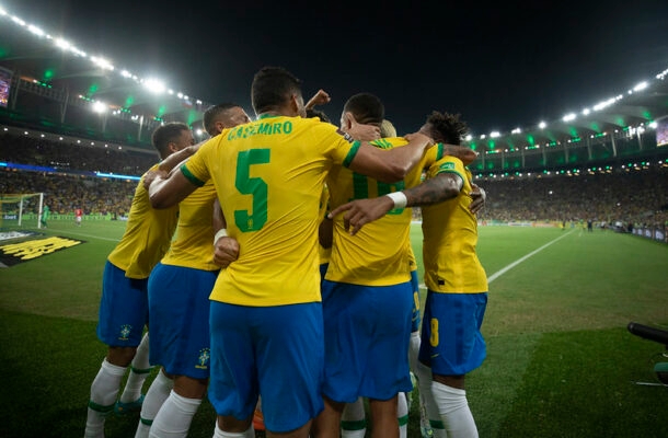 Brasil 4 x 0 Chile, no dia 24 de março de 2022, pelas Eliminatórias da Copa do Mundo do Qatar - Gols: Neymar, Vinícius Júnior, Coutinho e Richarlison (BRA). - Foto: Lucas Figueiredo/CBF