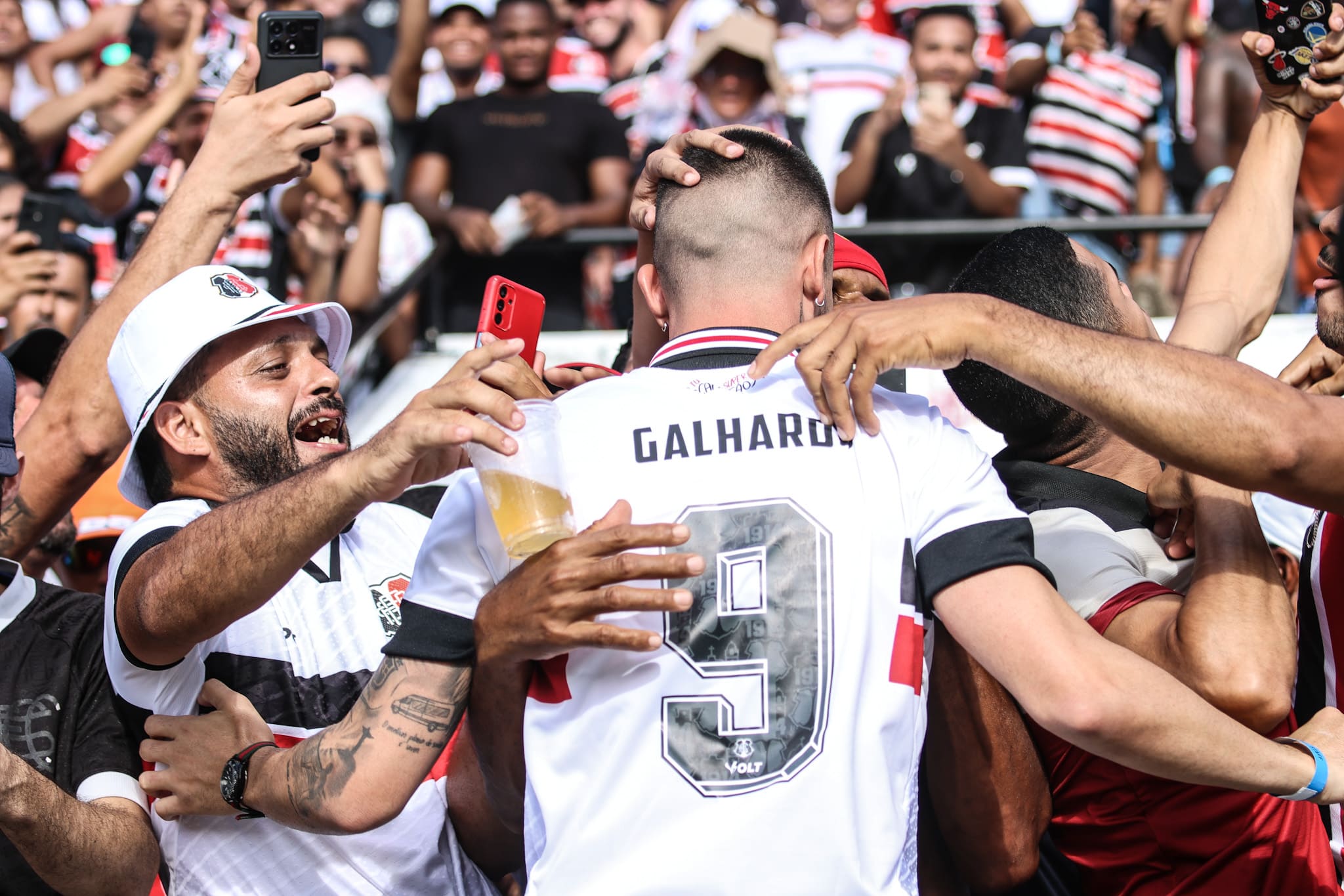Thiago Galhardo. Foto: Evelyn Victoria/ Santa Cruz FC