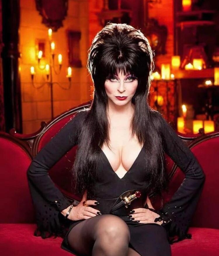 Embora não seja exatamente uma bruxa, Elvira é tratada como uma pelos vizinhos que a julgam pelo estilo gótico de ser. O papel acabou rendendo à atriz uma marca de sexy simbol da época.