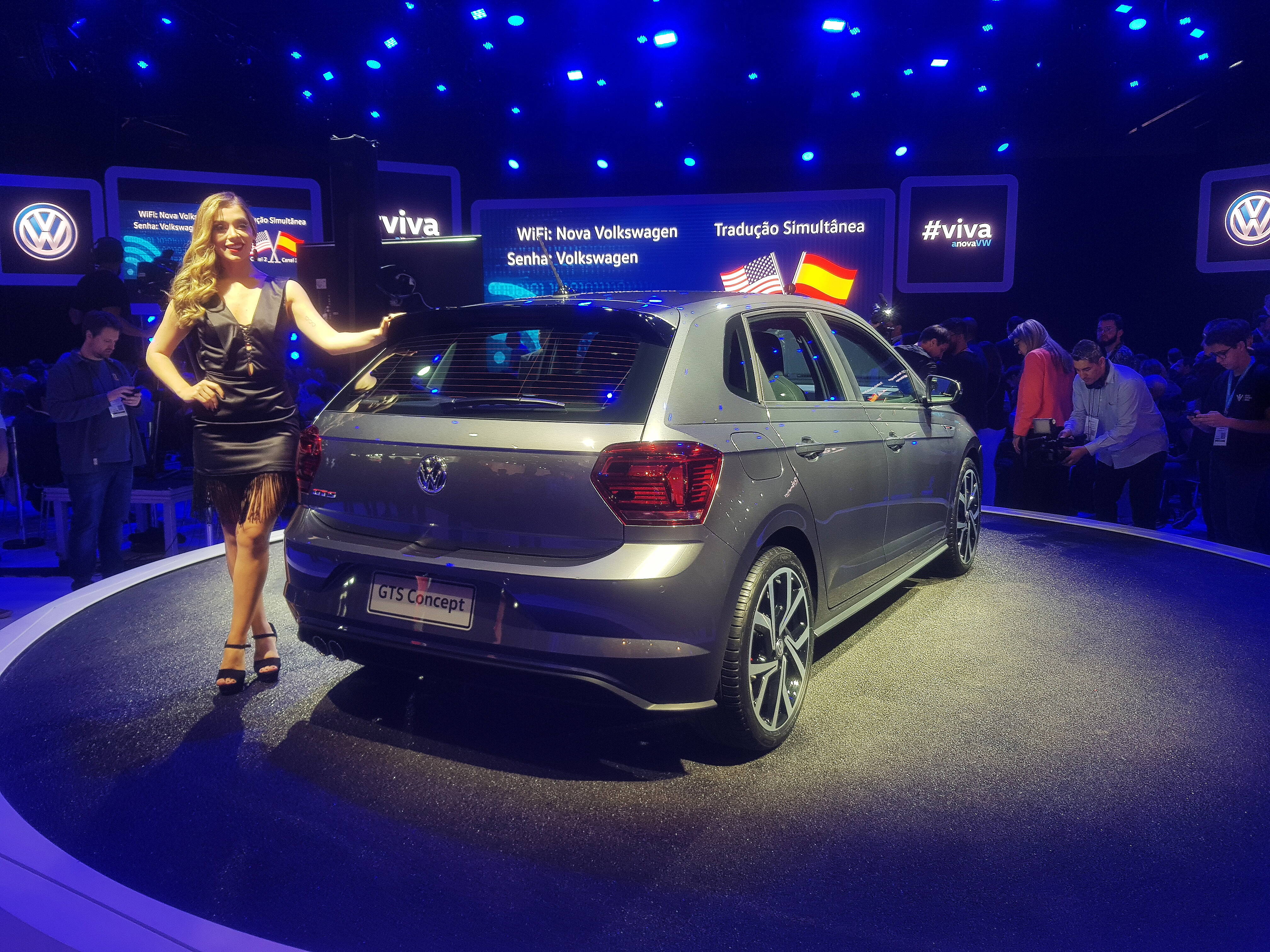 VW Polo GTS no Salão do Automóvel 2018. Foto: Caue Lira/iG