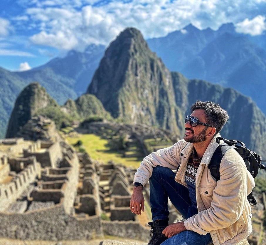 Vitor Vianna em Machu Picchu