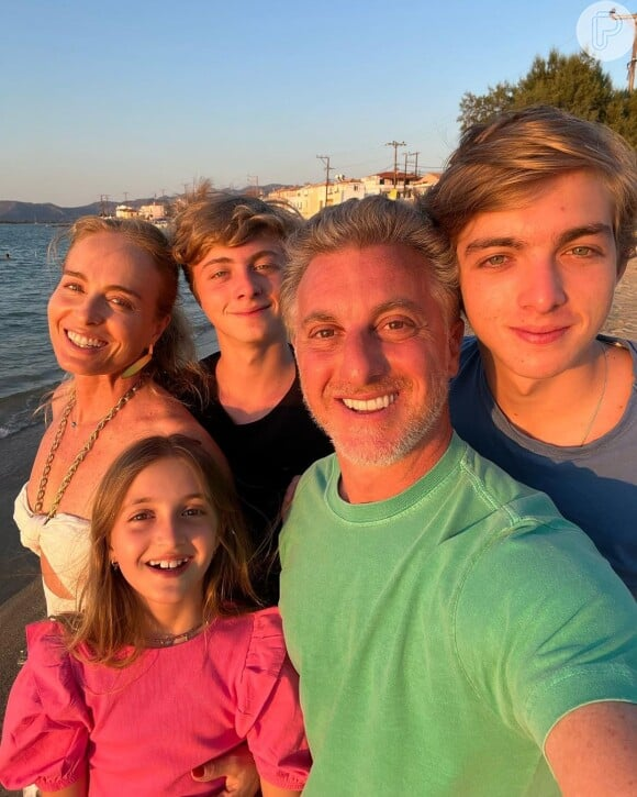 Benício, Joaquim e Eva: filhos de Angélica e Luciano Huck. Foto: Instagram