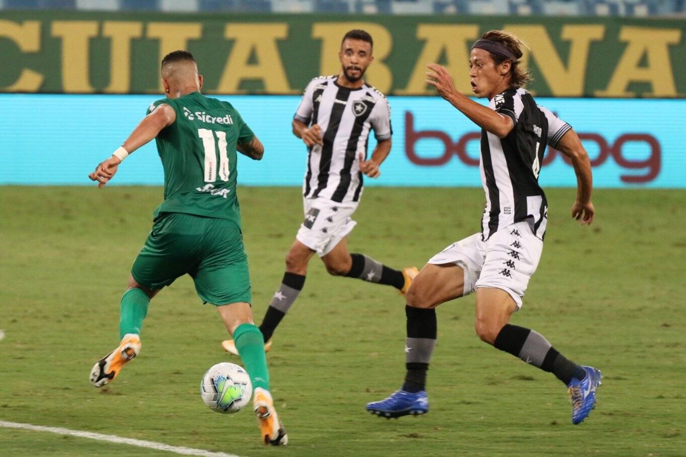 Cuiabá x Botafogo. Foto: Reprodução/Twitter Cuiabá
