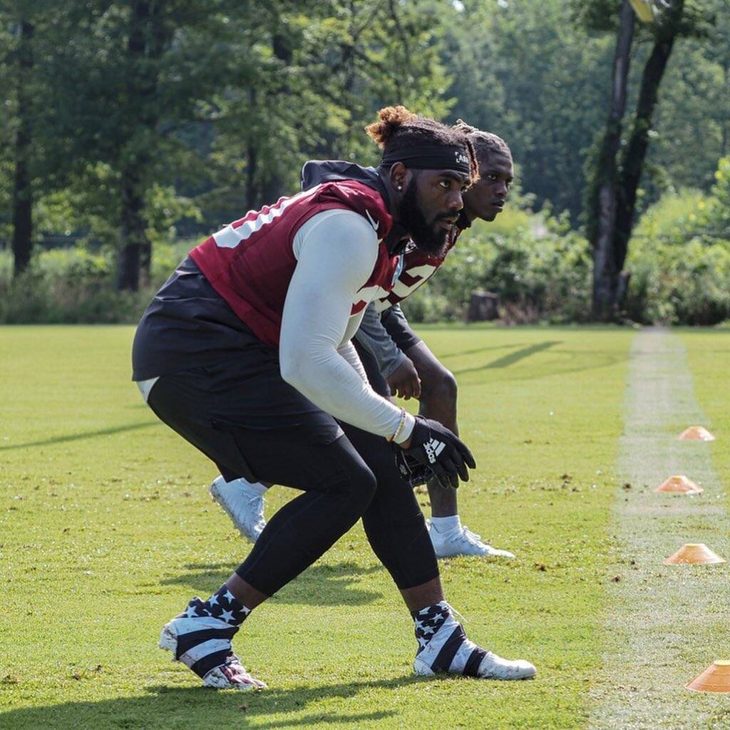 Washington segue treinando. Foto: Instagram