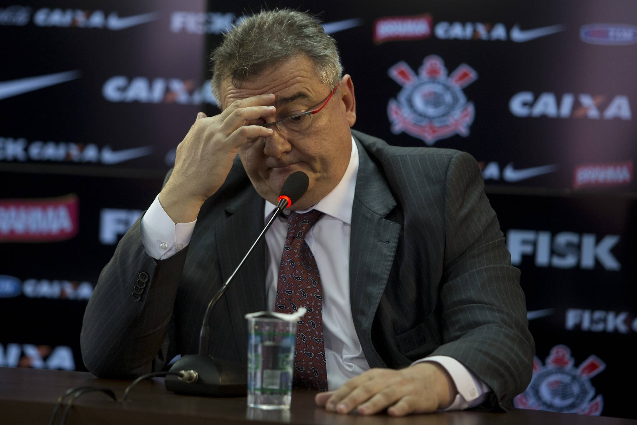 Mário Gobbi, presidente do Corinthians. Foto: Daniel Augusto Jr./Agência Corinthians