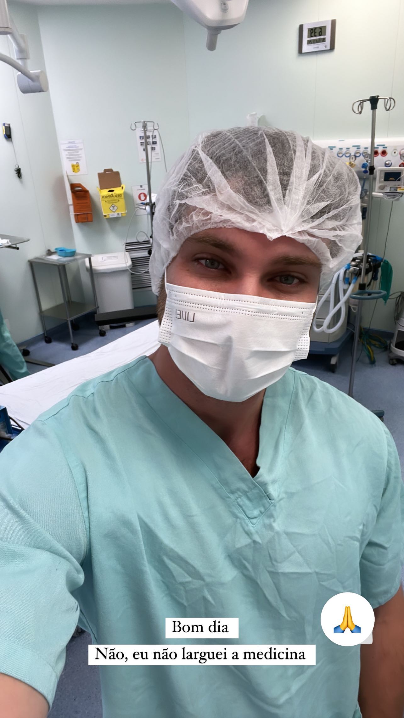 Lucas Bissoli, do ‘BBB 22’, retoma carreira na medicina . Foto: Reprodução / Instagram