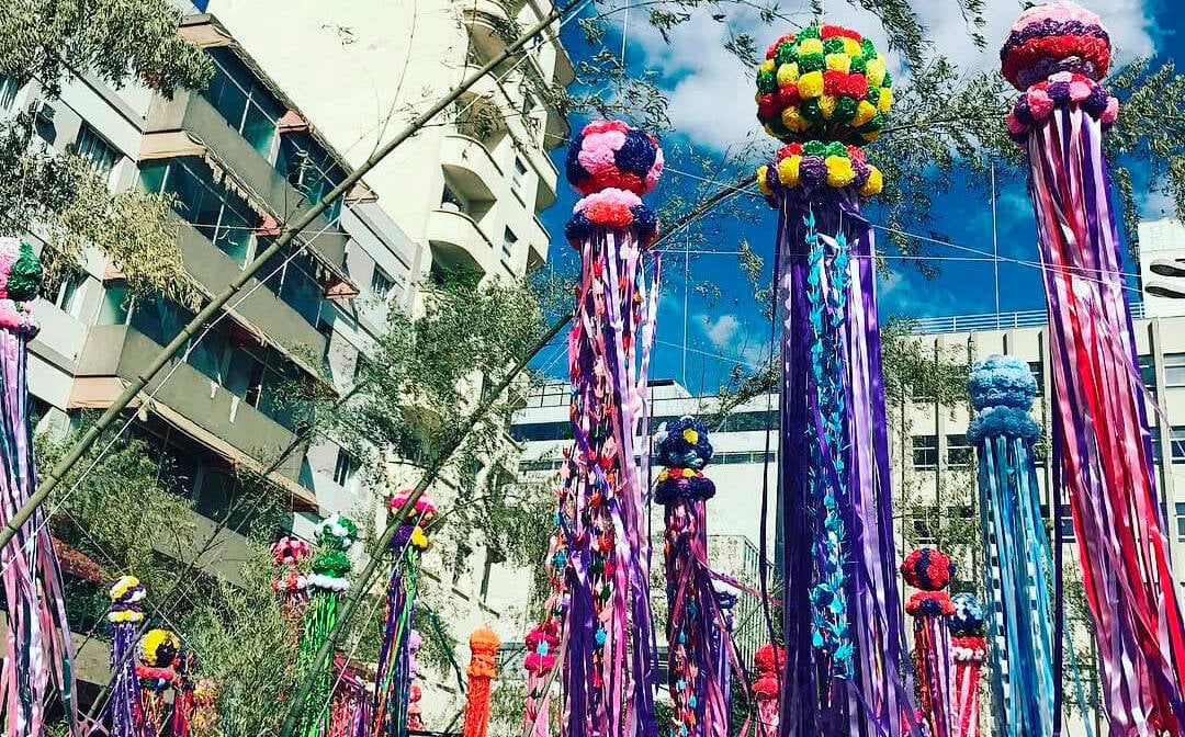 Decoração do festival Tanabata, na Liberdade, em São Paulo. Foto: Reprodução/Instagram