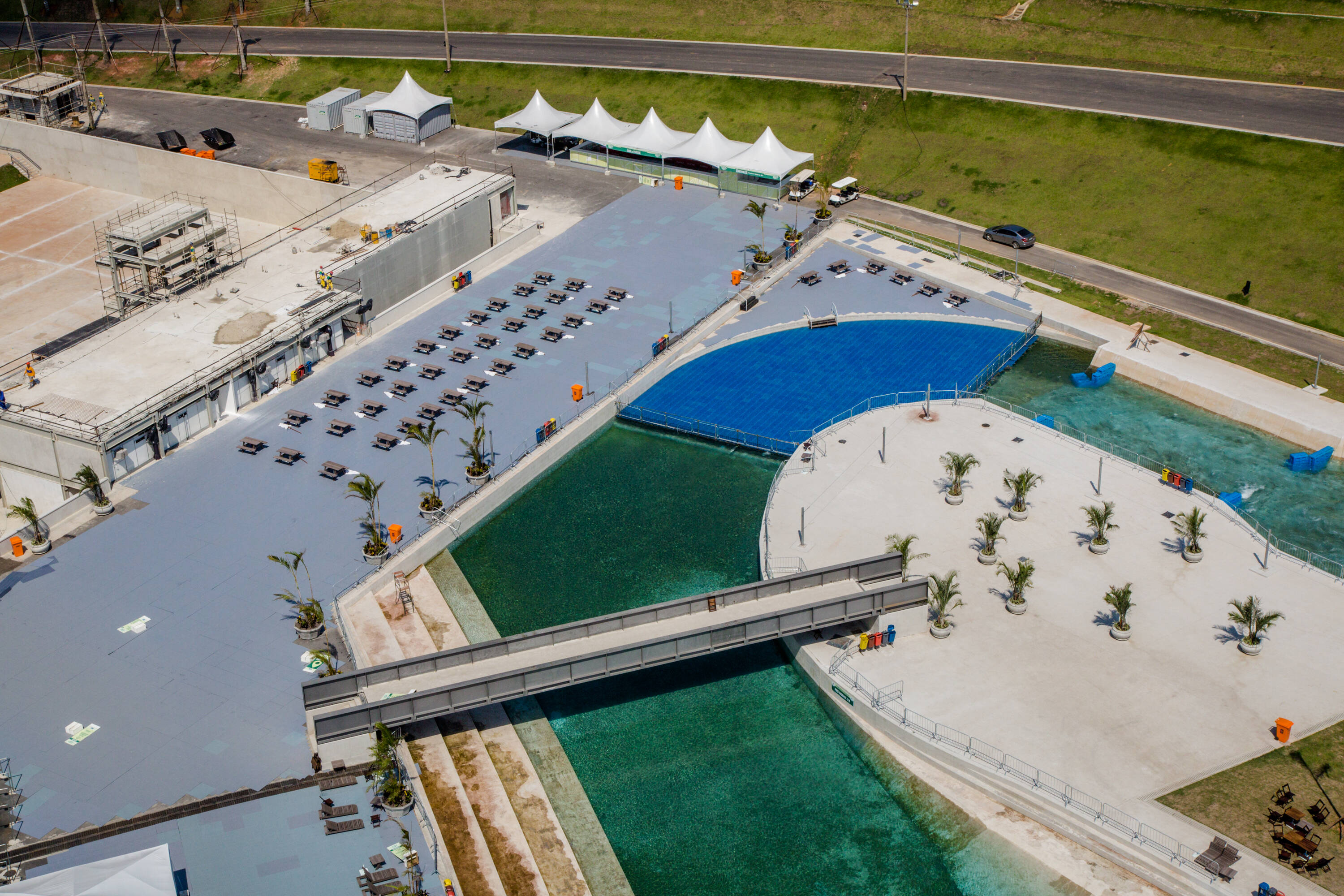 Estádio Olímpico de Canoagem Slalom, na região de Deodoro. Foto: André Motta/Brasil2016.gov.br