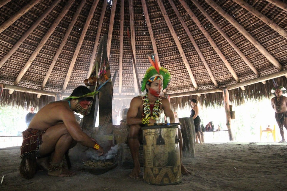 Indígenas Pataxós da Aldeia Porto do Boi - Caraíva. Foto: Foto: Leonardo Barreto