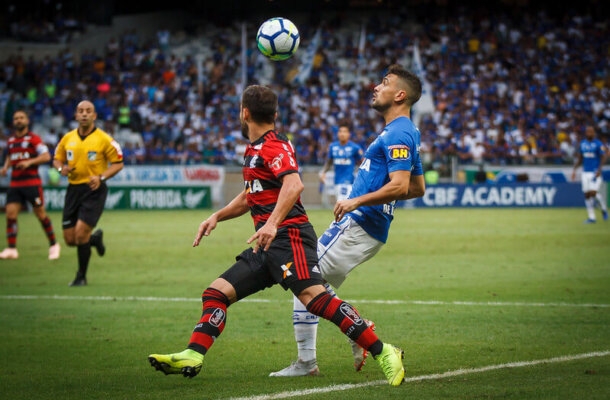 37ª rodada do Campeonato Brasileiro de 2018: Cruzeiro 0 x 2 Flamengo, no Mineirão - Gols: Éverton Ribeiro (2) (FLA).