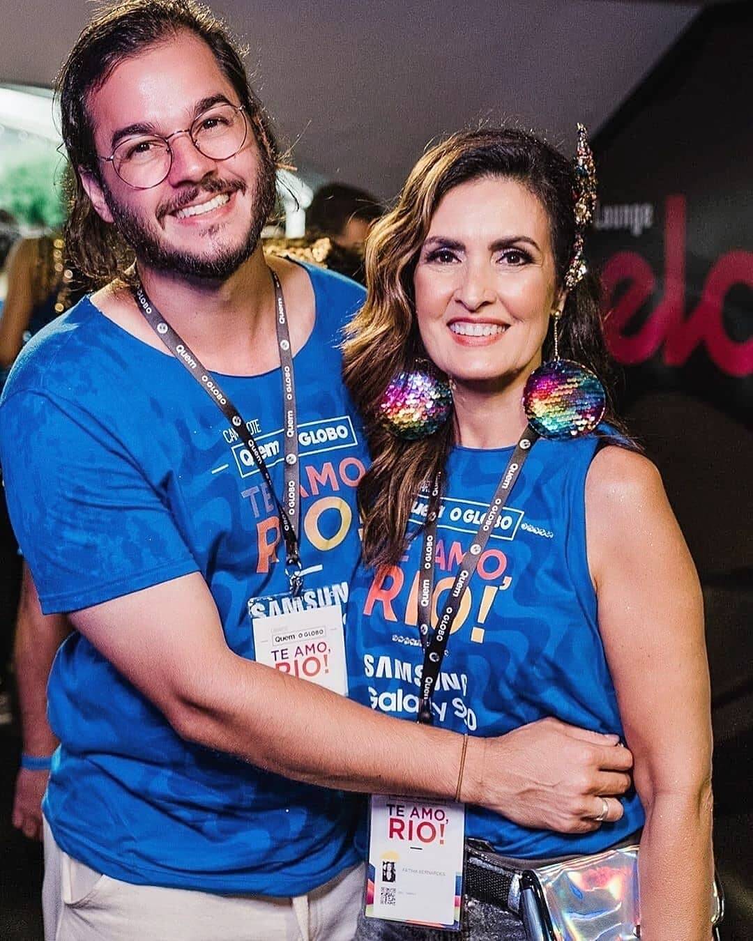 Fátima Bernardes e Túlio. Foto: Reprodução/Instagram