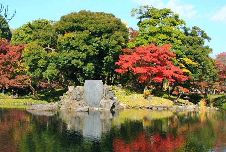 Em meio à imponência da capital japonesa Tóquio, há uma significativa área de vegetação perto do moderno estádio de beisebol ‘Tokyo Dome’. O parque Koishikawa Korakuen é um local de passeio e lazer na capital japonesa. Devido à sua relevância, foi criada uma lei nacional para protegê-lo.  Reprodução: Flipar