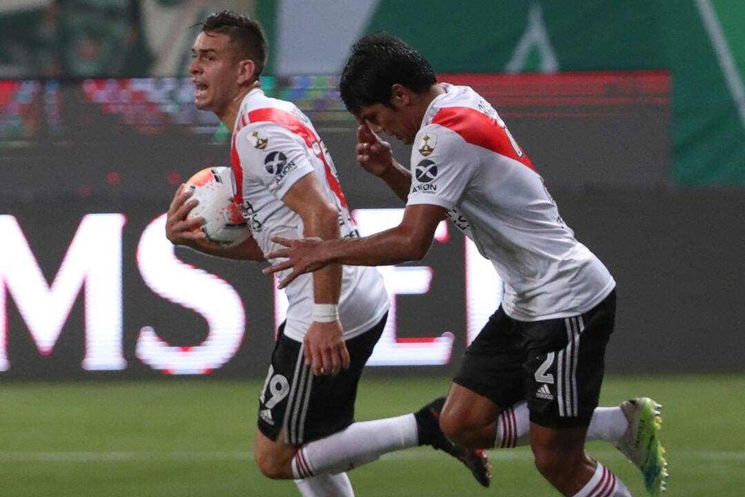 Palmeiras x River Plate. Foto: Reprodução / Instagram Conmebol