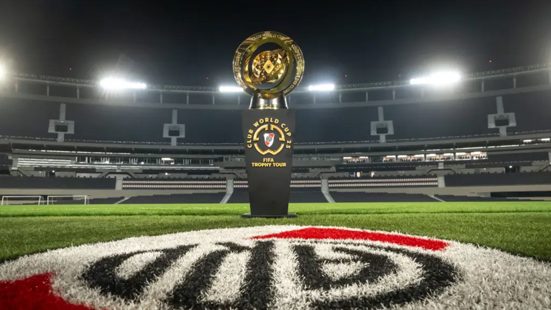 Taça do Mundial no Monumental de Nuñez, casa do River Plata . Foto: Fifa/Divulgação