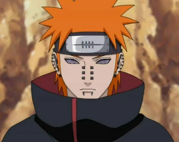 Pain - É o grande líder da Akatsuki e é um dos vilões mais relevantes da história, já que Naruto ficou muito perto de perder a batalha com ele. Reprodução: Flipar