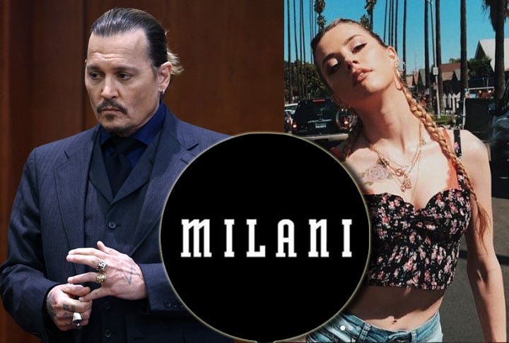 Amber também foi desmascarada após alegar que aparecia em público sem marcas de supostos hematomas após agressões de Depp porque utilizava um creme da marca Milani para esconder as manchas. Mas a empresa declarou que, na época alegada pela atriz, o produto ainda nem existia.  Reprodução: Flipar