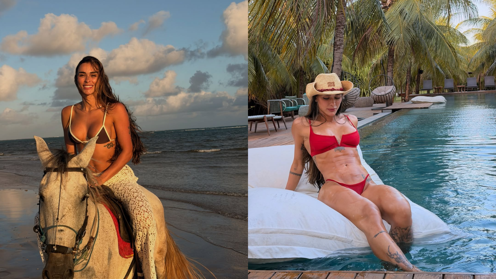 Tainá Militão posa de biquíni. Foto: Reprodução/ Instagram @tainamilitao