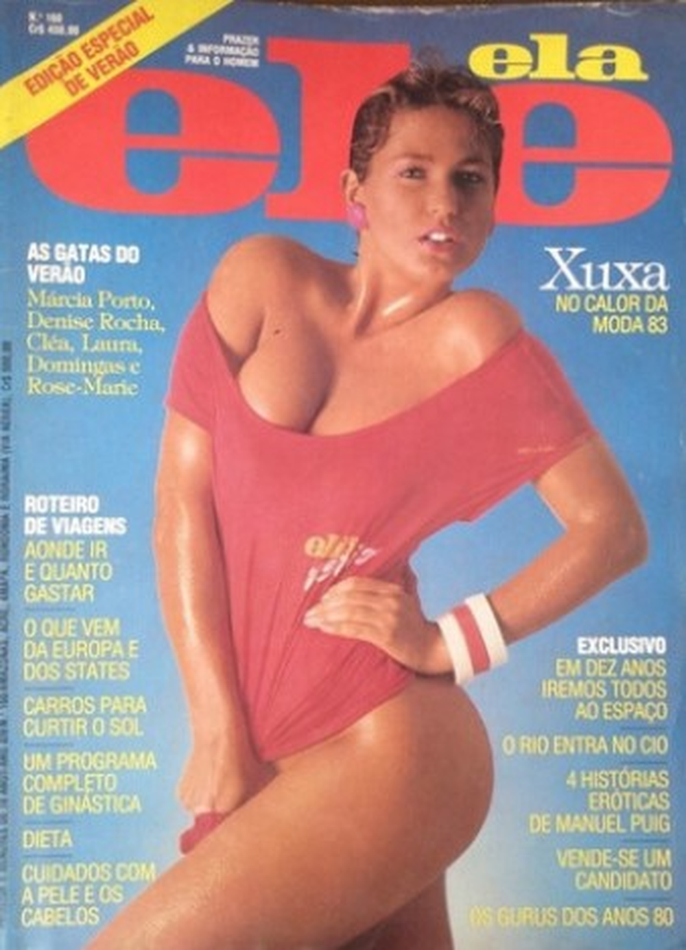 Xuxa Meneghel na capa da Ele Ela Reprodução