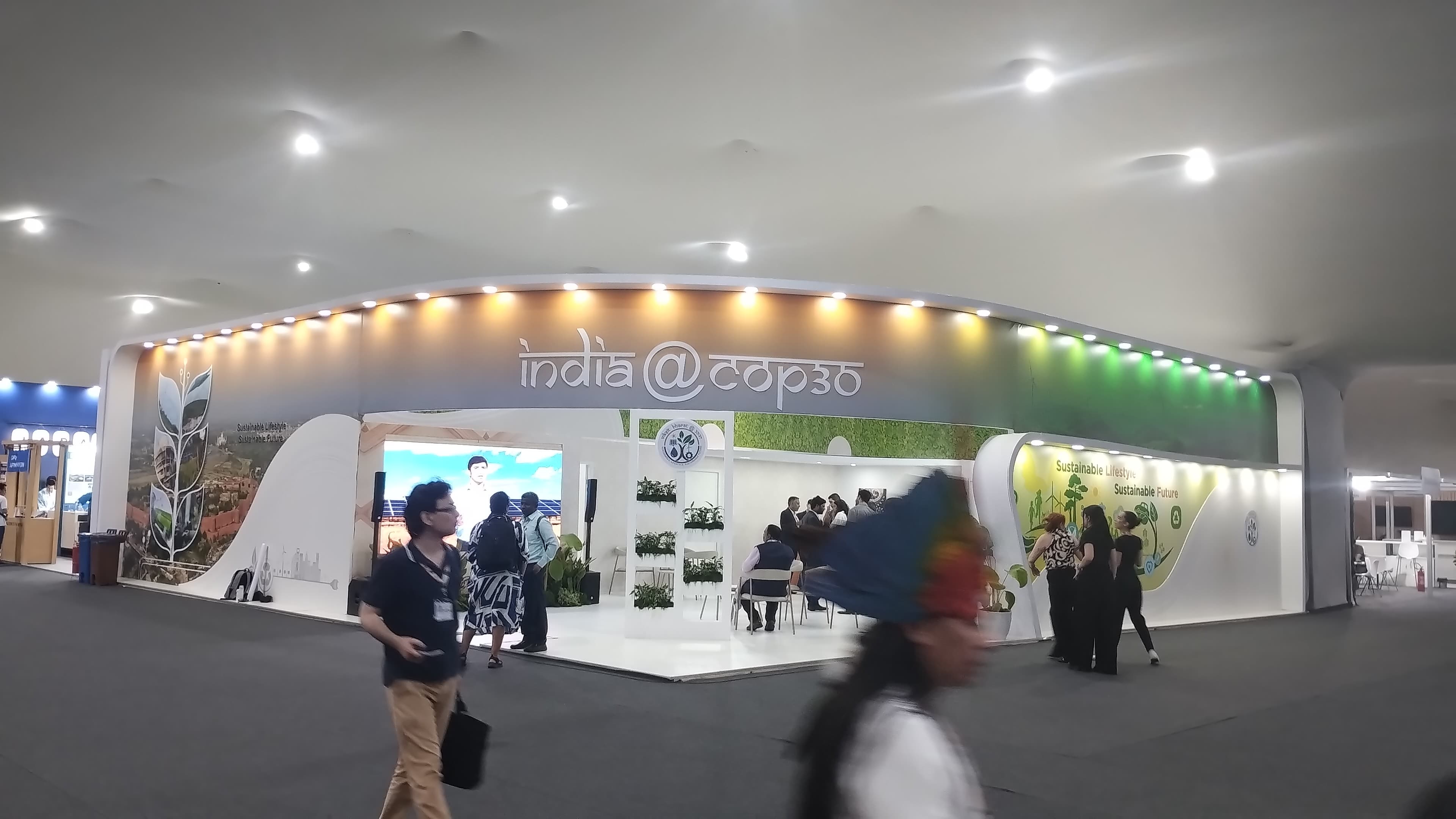 Pavilhão Índia COP30. Foto: Michelle Valente/enviada especial do Portal iG
