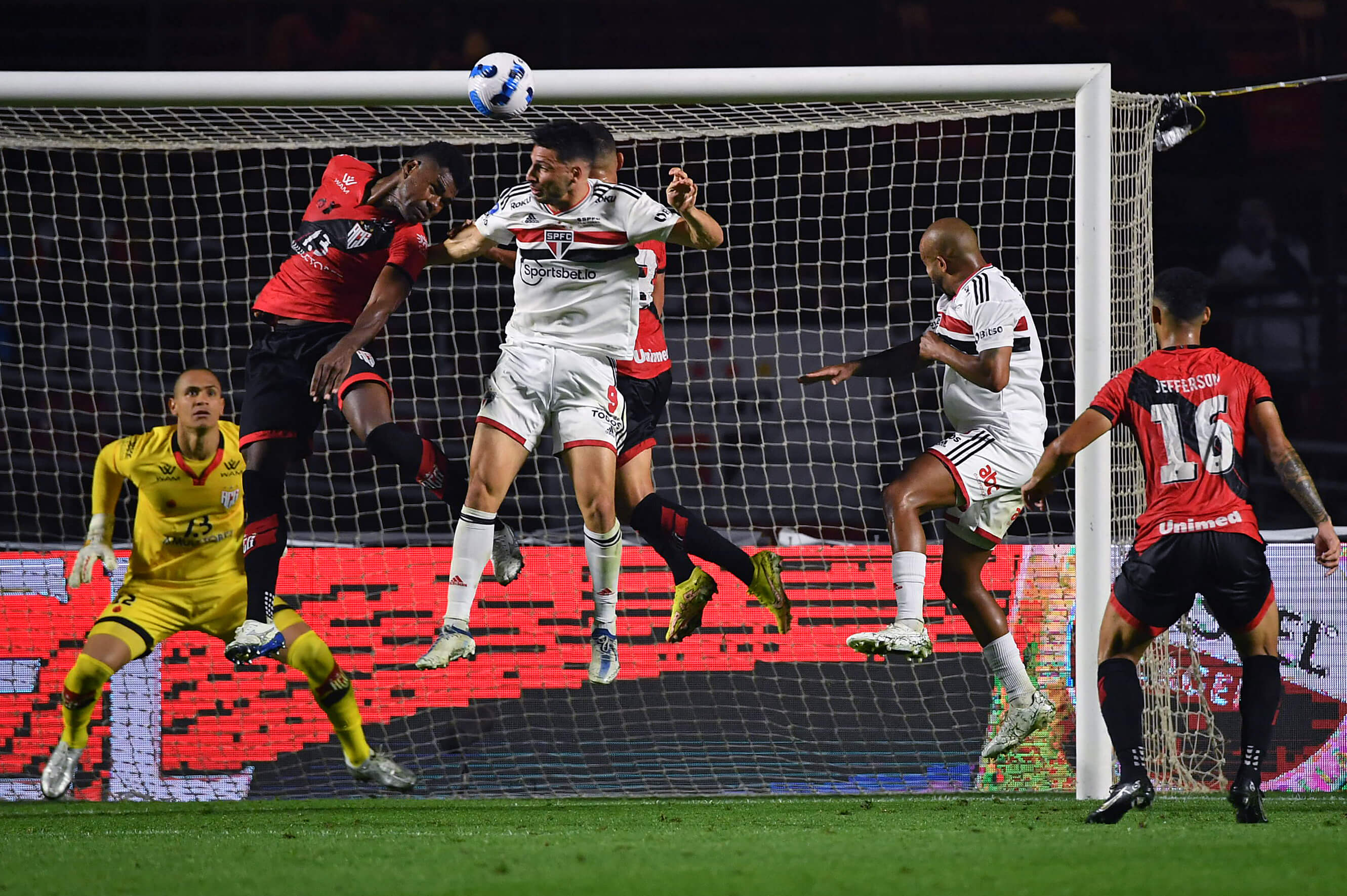 São Paulo x Atlético-GO - Copa Sul-Americana. Foto: Reprodução / Twitter Conmebol - 08.09.2022