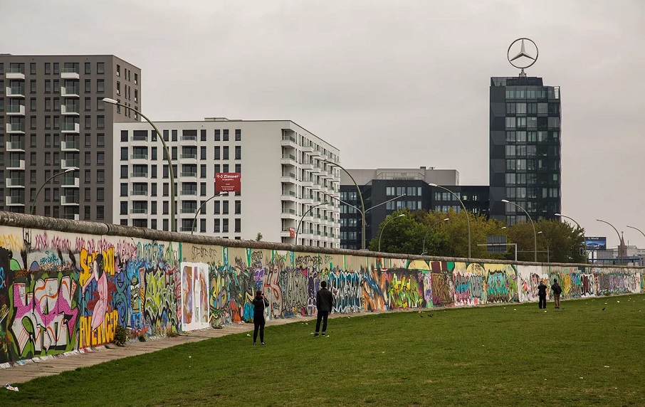 East Side Gallery no Muro de Berlim. Foto: Tony Webster/ Wikimedia Commons