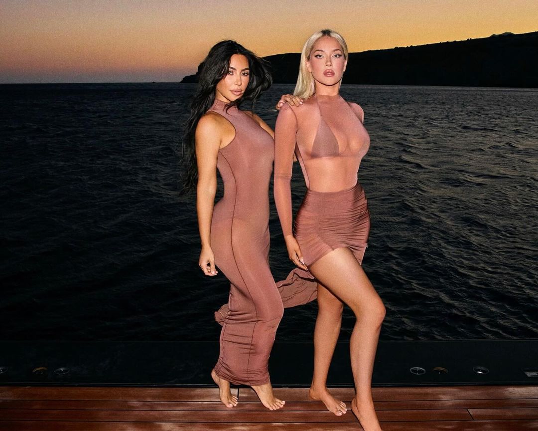 Kim Kardashian e Olivia Pierson Reprodução/Instagram