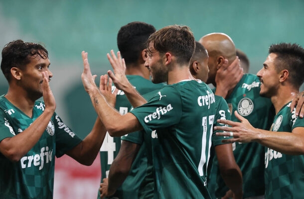 11ª rodada do Campeonato Paulista de 2021: Palmeiras 3 x 2 Santos, no Allianz Parque - Gols: Matías Viña, Willian e Lucas Esteves (PAL)