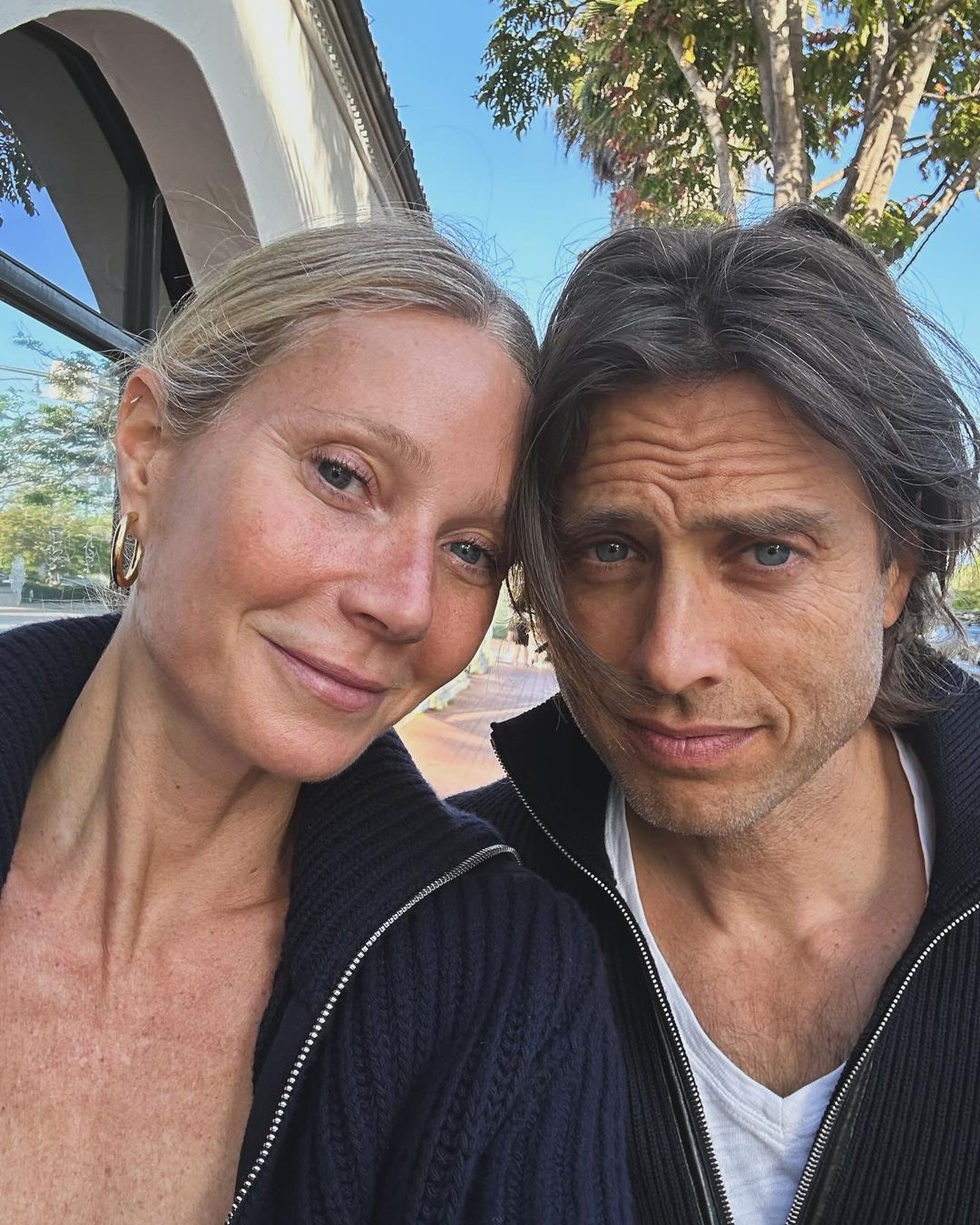 Gwyneth Paltrow e o atual marido, Brad Falchuk Reprodução/Instagram