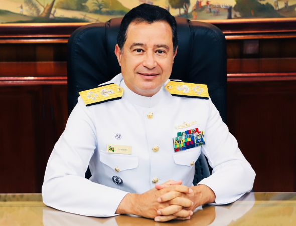 Almirante de Esquadra Almir Garnier Santos (Marinha do Brasil).. Foto: Redes sociais
