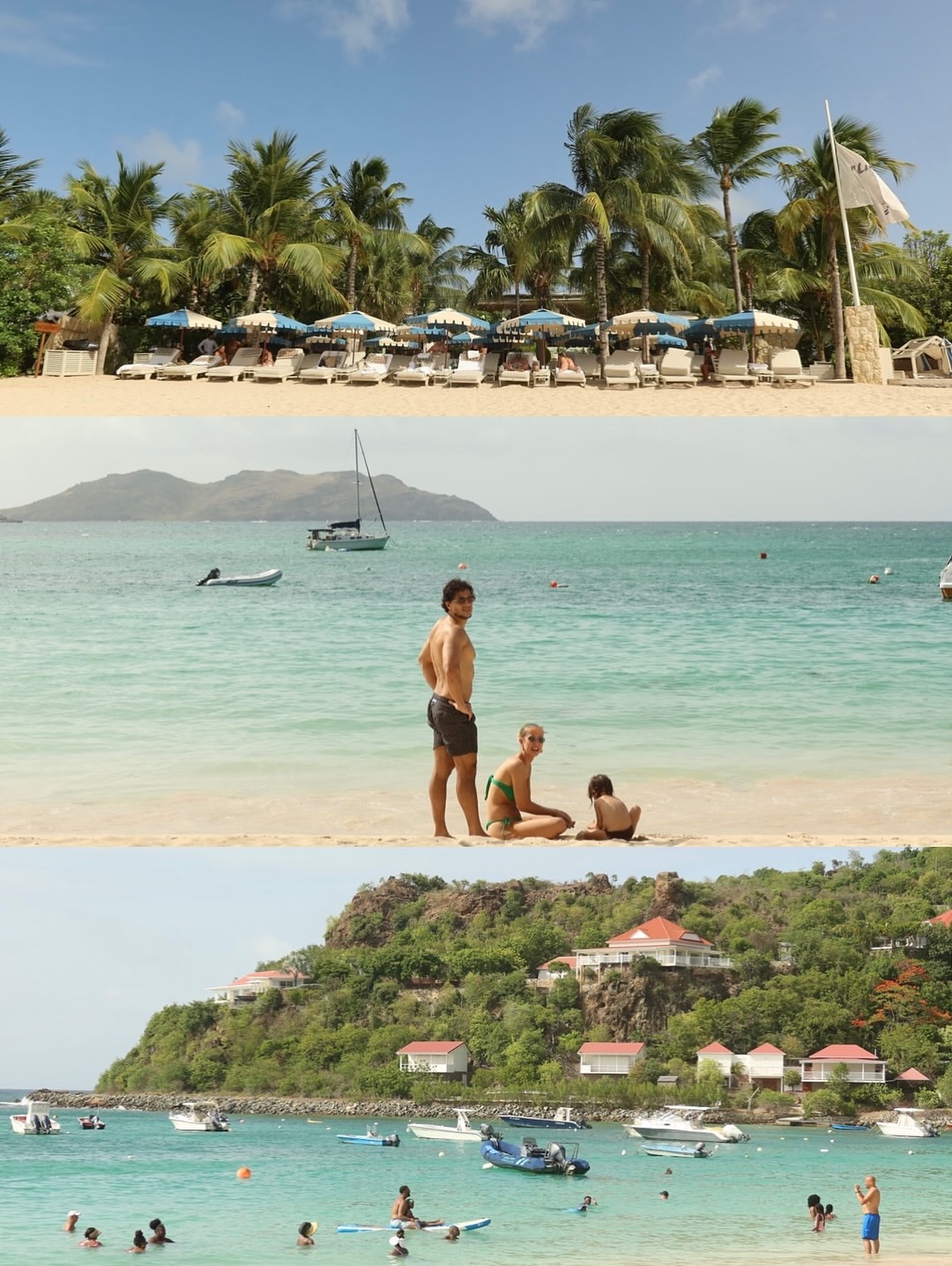 Gabriela Prioli curte St. Barths com marido e filha nas férias. Foto: Instagram