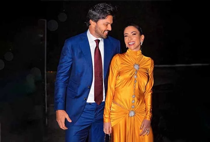 Patrícia Abravanel é casada com o político Fábio Faria, ministro das Comunicações durante a presidência de Jair Bolsonaro (2018 - 2022). 
 Reprodução: Flipar