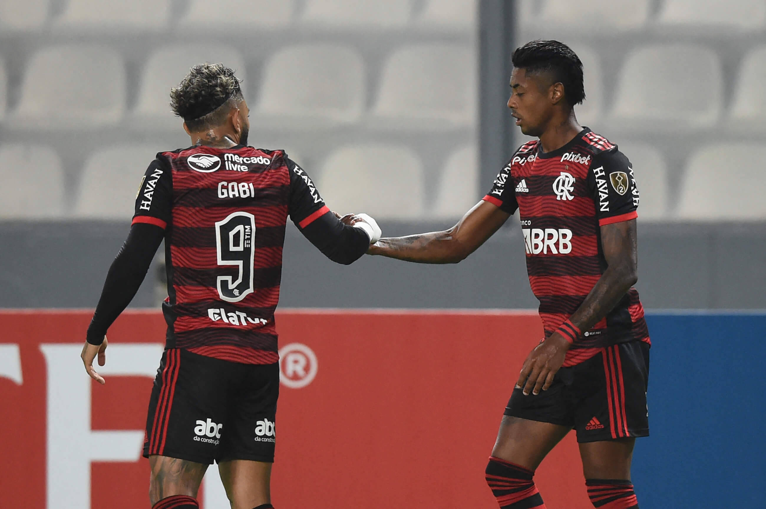 Sporting Cristal x Flamengo. Foto: Reprodução / Twitter Conmebol - 05.04.2022