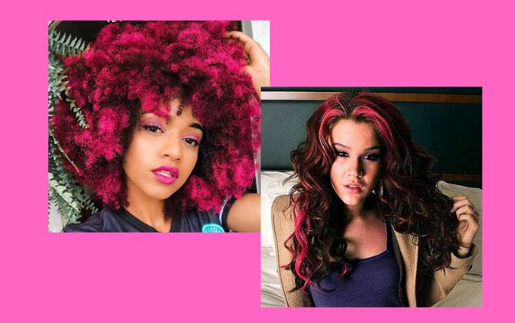 Inspire-se no cabelo rosa de Ana Maria Braga para mudar o visual. Foto: Montagem/Reprodução