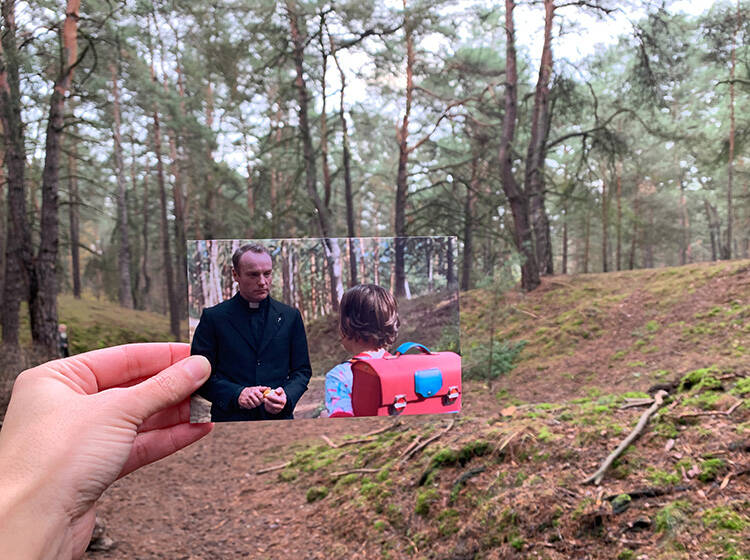 A floresta onde se passa boa parte da série é real. Foto: filmtourismus/Andrea David