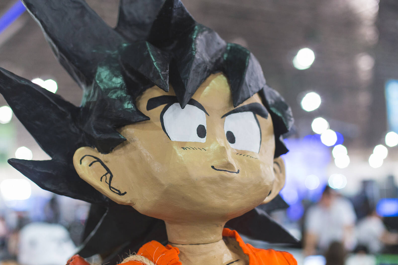 Pessoal do CaseMod, isto é, computador modificado caprichou no Goku. Foto: Willian Soares Alves/Divulgação