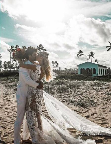 Fotos do casamento de Caroline Bittencourt. Foto: Reprodução / Instagram