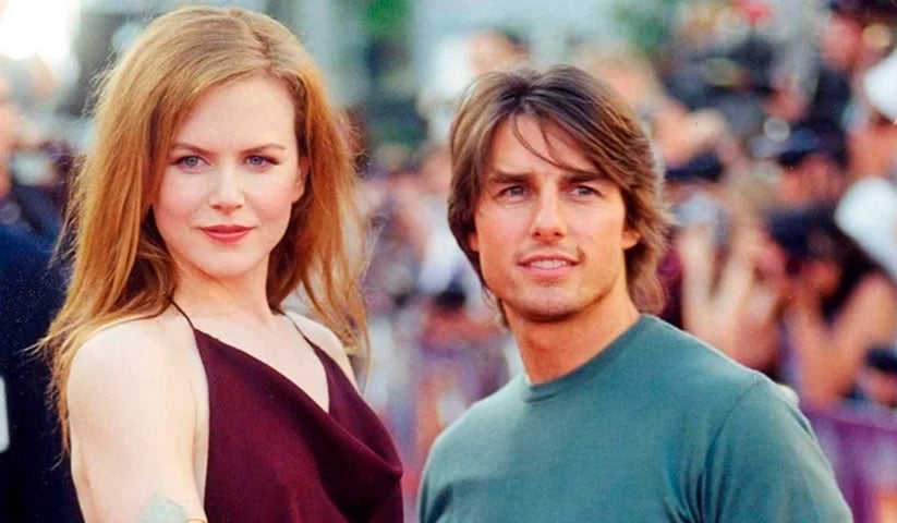 Entre 1990 e 2000, Cruise foi casado com a atriz Nicole Kidman. 