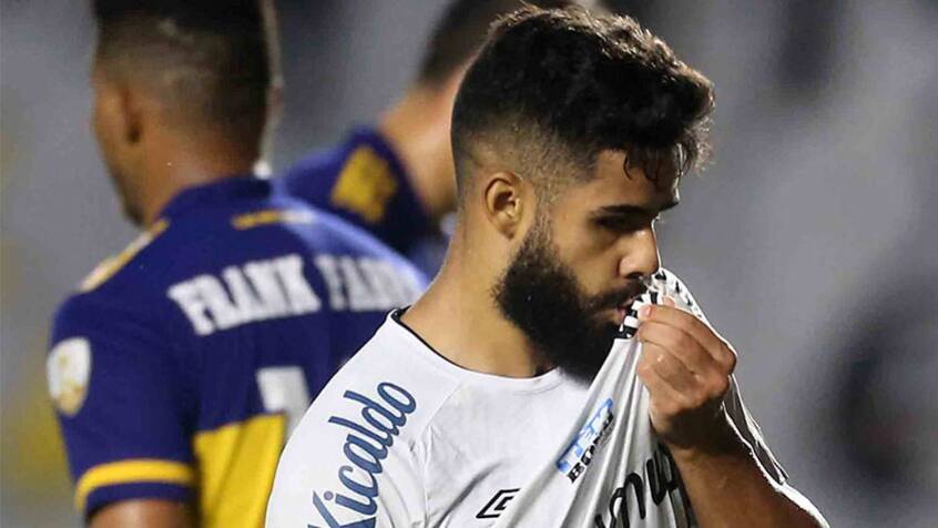 Felipe Jonatan é líder em participações em gols do Santos na Libertadores LANCE!/DIARIO DO PEIXE