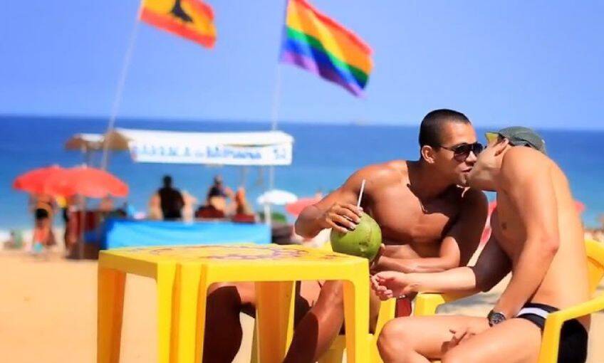 Trecho "Farme" da Praia de Ipanema. Foto: Reprodução/Gay Travel and Fun
