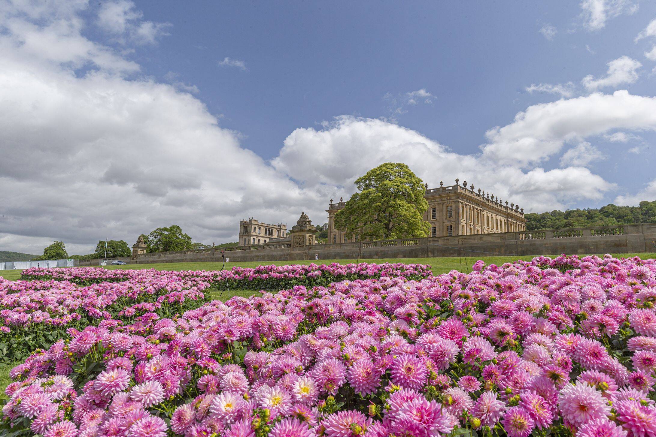 O jardim da Chatsworth House possui 737 hectares e a maneira como é organizado foi mudando ao longo dos séculos, de acordo com quem estava a frente da monarquia britânica. Foto: Reprodução