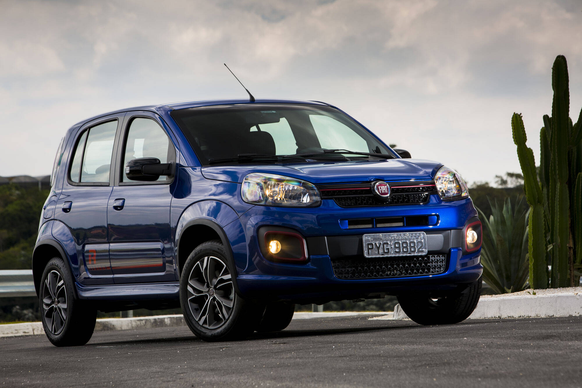 Fiat Uno 2017. Foto: Divulgação