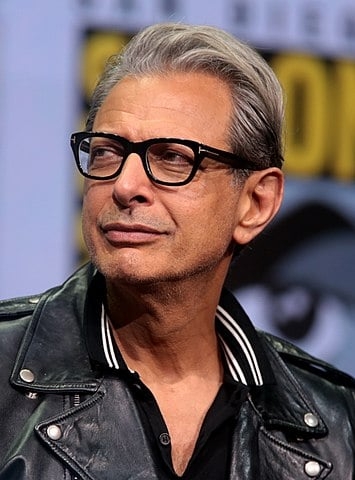 Jeff Goldblum - O ator e músico americano é filho de um médico judeu, Harold Goldblum. Nascido em West Homestead, na Pensilvânia, ele mudou-se para Nova York aos 17 anos. Também é cantor e pianista de jazz.  Reprodução: Flipar