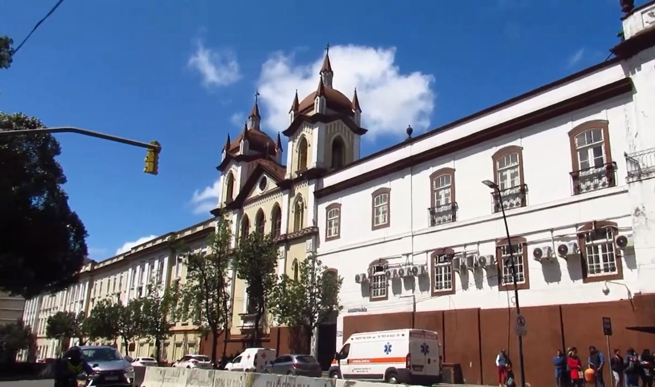 Fachada da Santa Casa. Foto: Reprodução