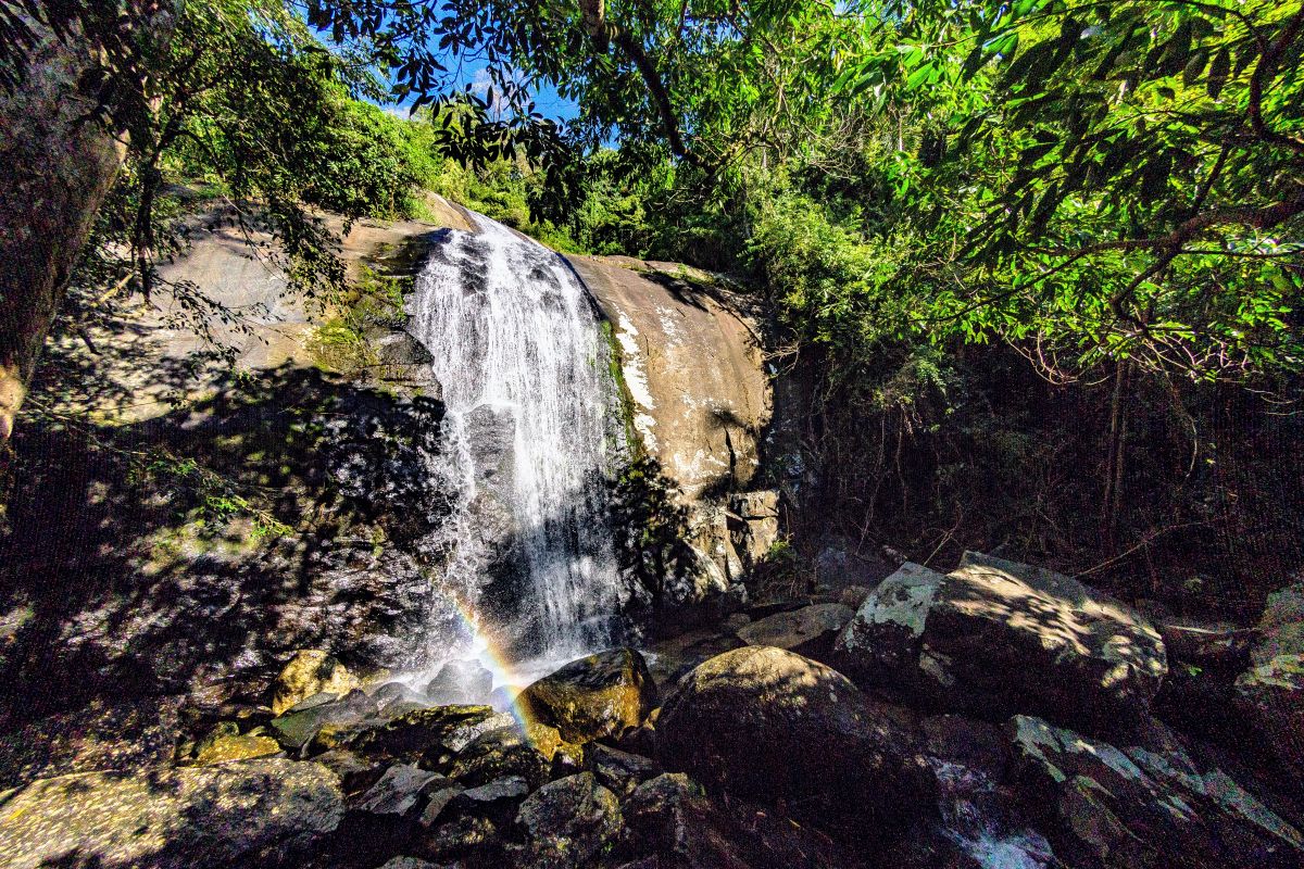Cachoeira dos Três Tombos - Ilhabela (SP). Foto: Divulgação - Prefeitura de Ilhabela (SP)