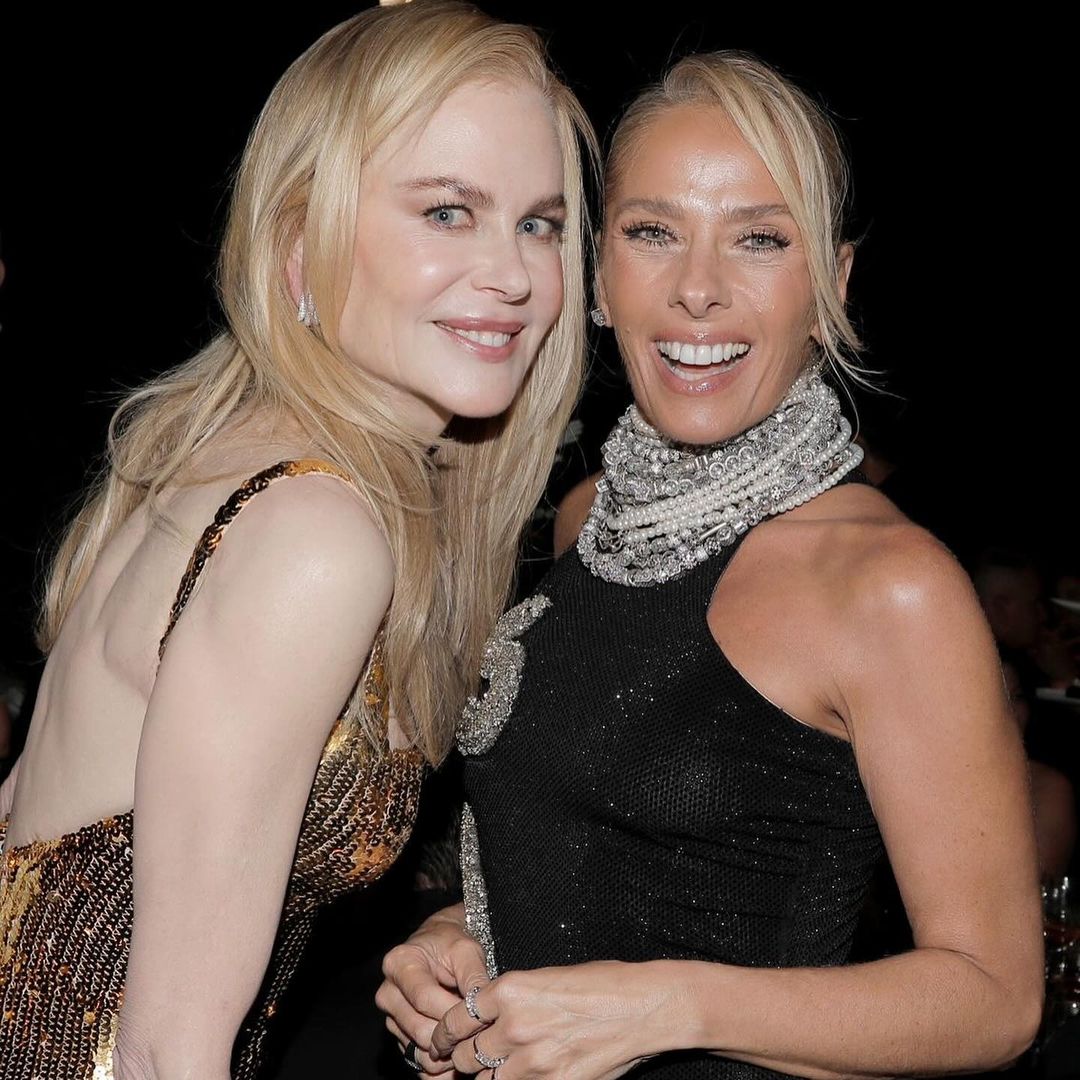 Adriane Galisteu em foto com Nicole Kidman Reprodução/Instagram