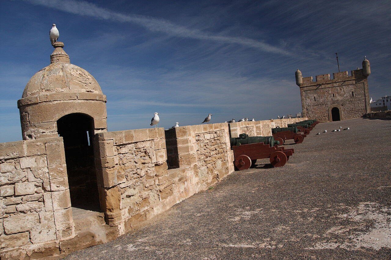 Na série, o forte de Essaouira (Marrocos) se transformou em parte da cidade de Astapor. Foto: Wikimedia Commons