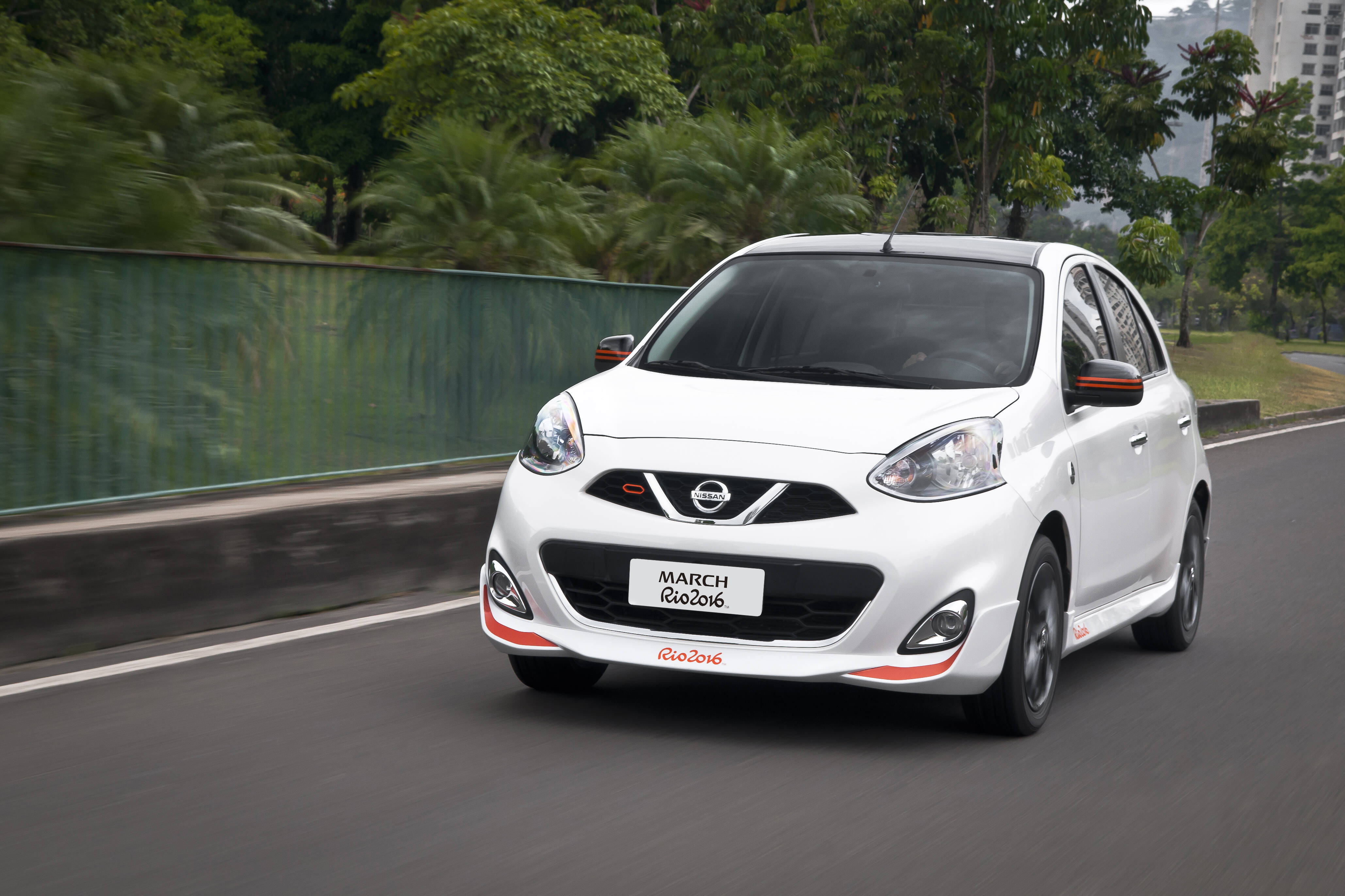 Nissan March Rio 2016. Foto: Divulgação