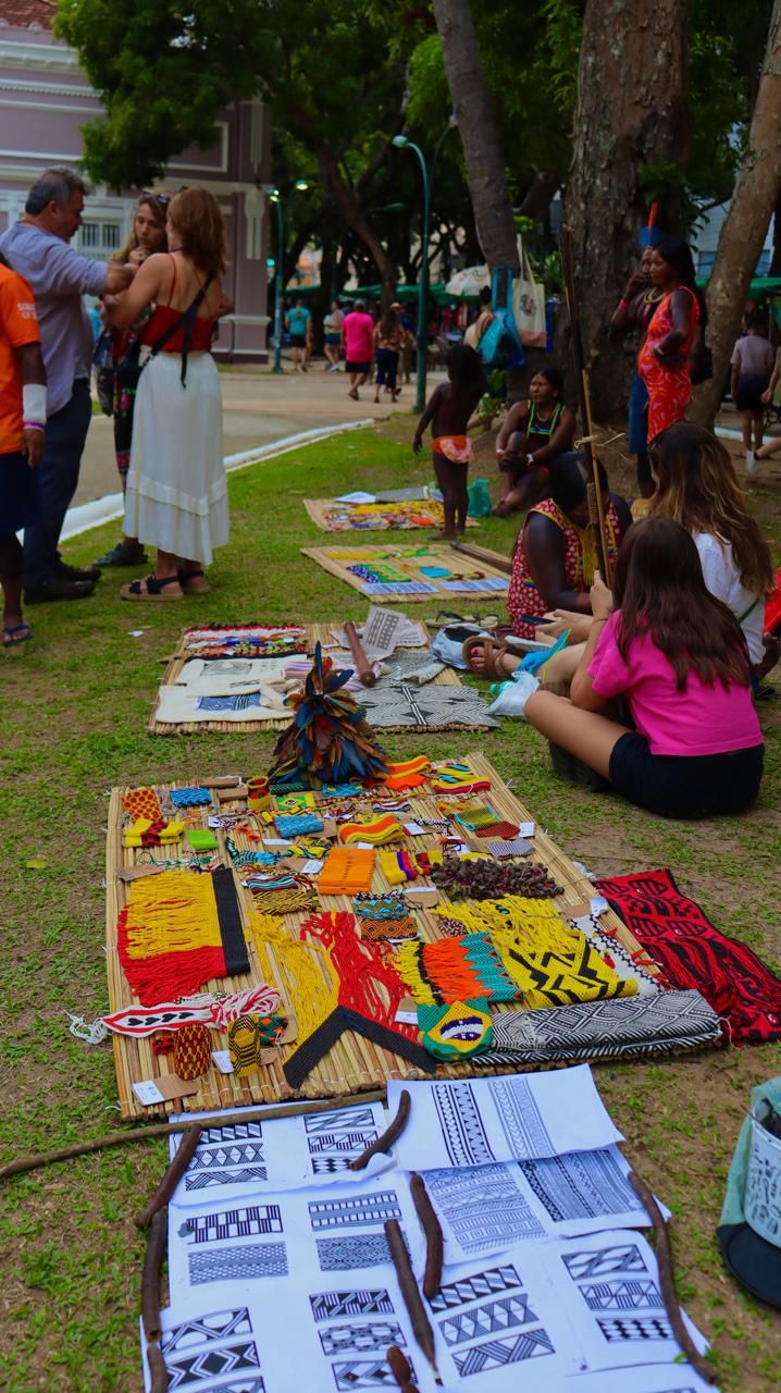 Banquetaço marca 7º dia da COP30 . Foto: Michelle Valente/enviada especial do iG à COP30
