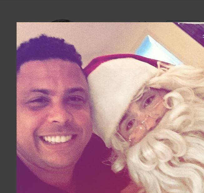 "Feliz natal a todos!", disse Ronaldo. Foto: Reprodução/Instagram