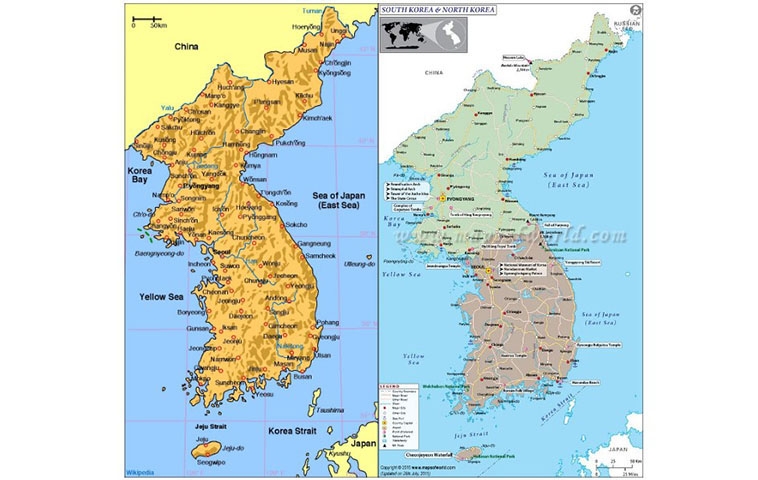 A Coreia do Norte fazia parte da antiga Coreia, país que foi anexado pelo Japão em 1910. Em 1945, os japoneses perderam a Segunda Guerra Mundial e houve uma divisão: a Coreia do Sul seria capitalista, enquanto a do Norte, comunista.  Reprodução: Flipar